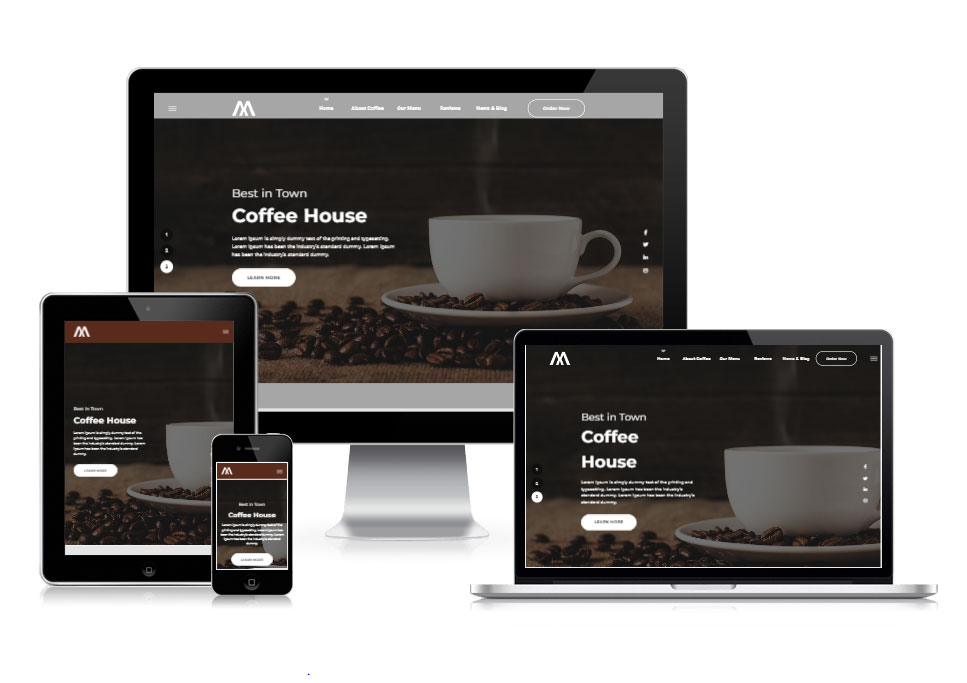 Kaffeehaus Webtemplate