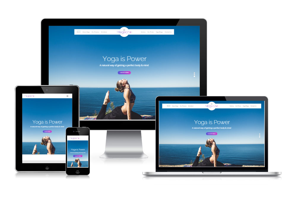 Yoga-Studion Webtemplate
