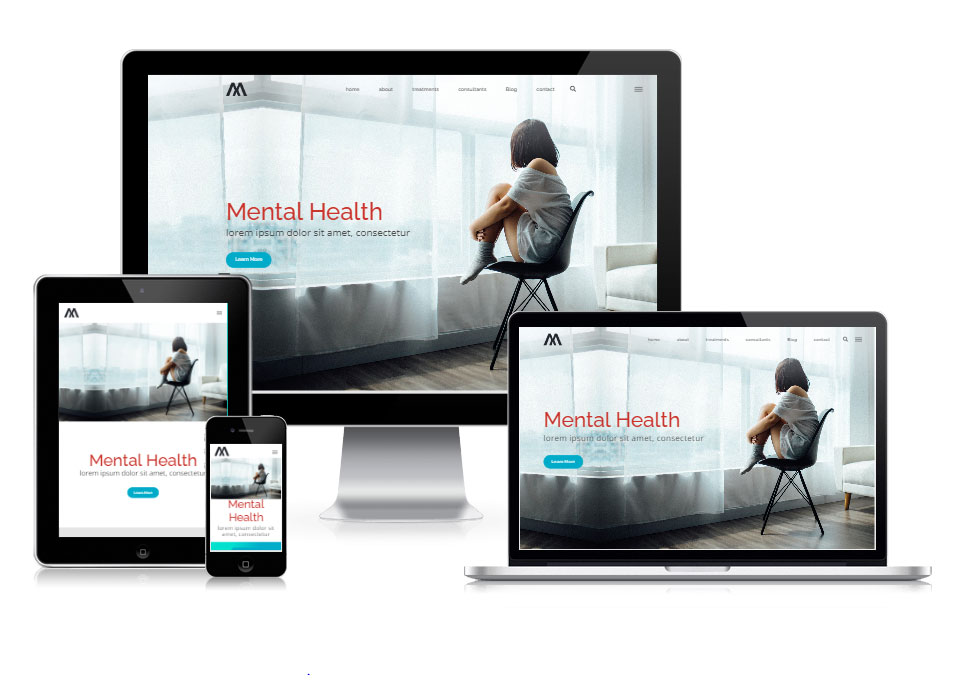 Mentale Gesundheit - Webtemplate